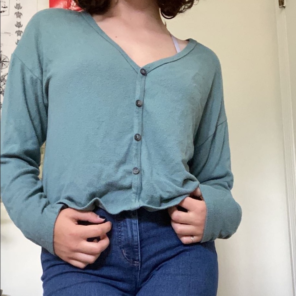 CAUTION TO THE WIND long sleeve cardigan